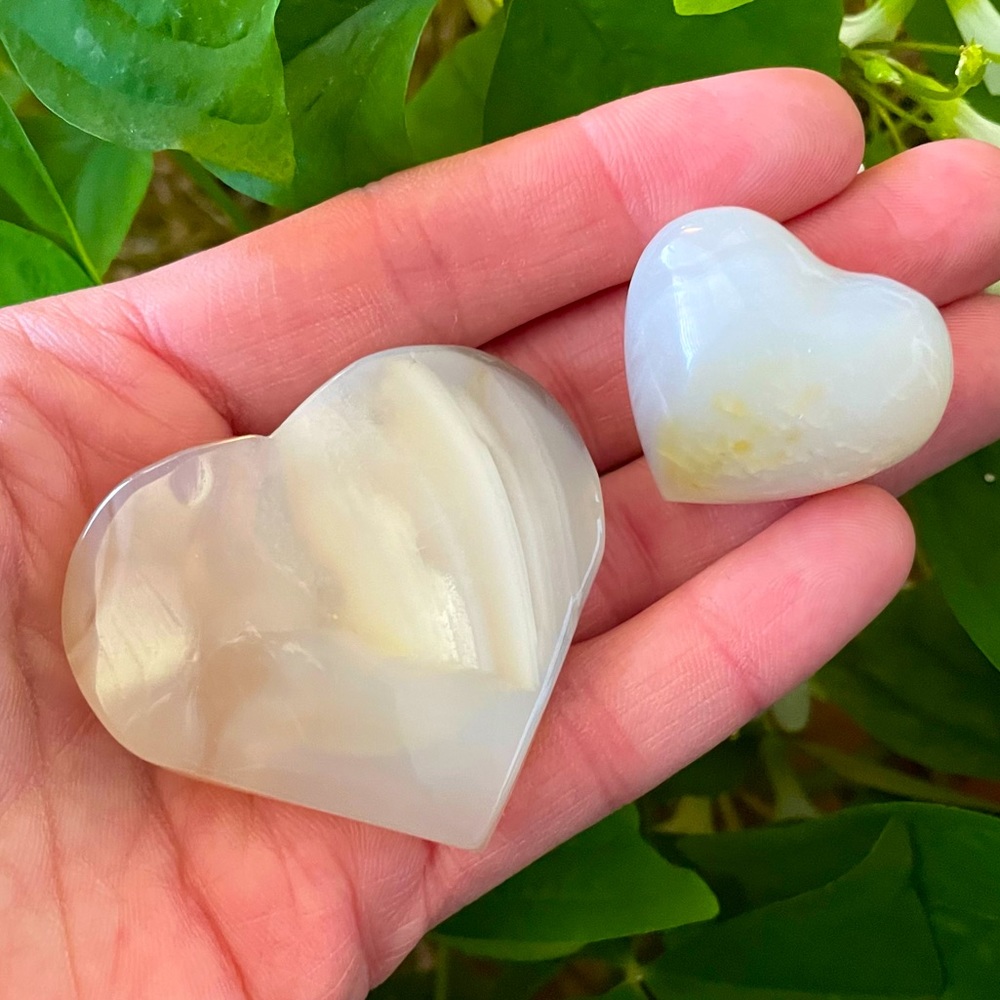 🫶🏼💛2 Agate Hearts💛🫶🏼